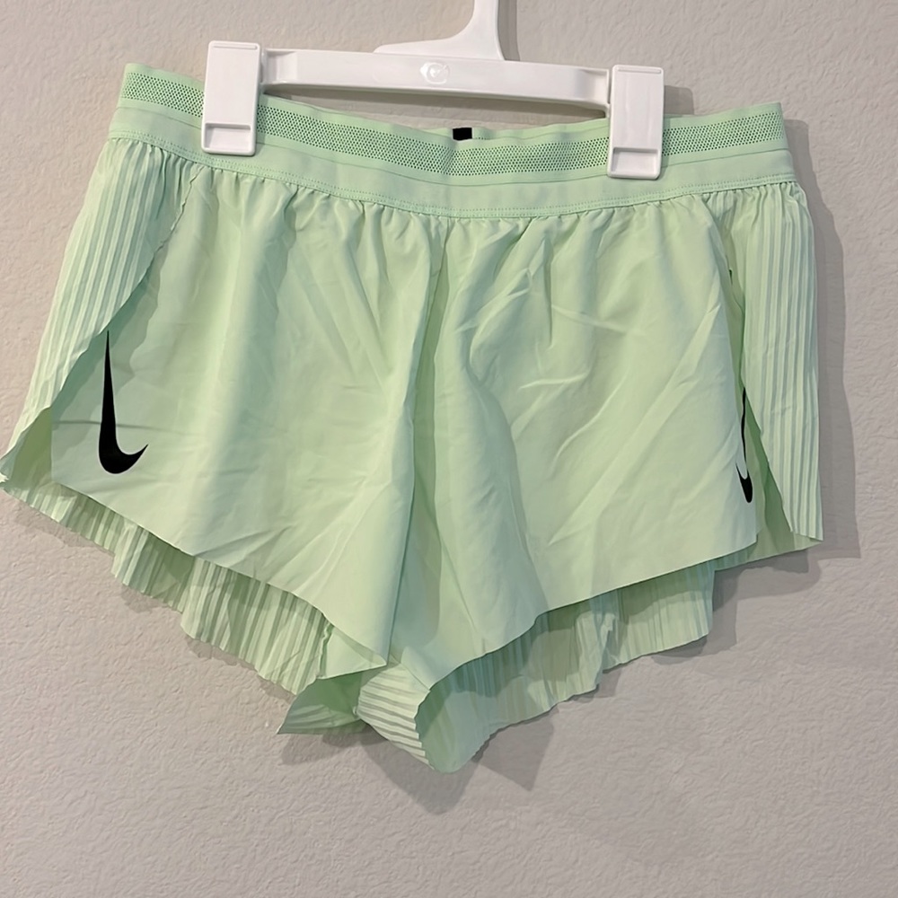 Nike Aeroswift Running Shorts Mint Green Size Medium